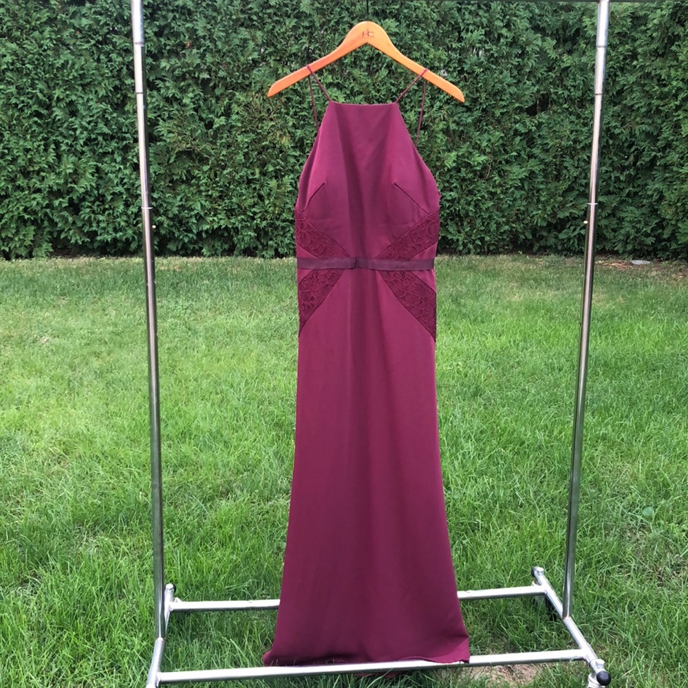 Bridesmaid/Prom Dress Size 10, Color: Wine